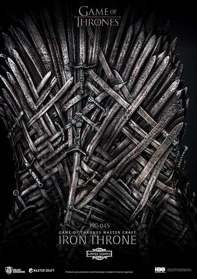 GOT IRON THRONE MASTER CRAFT STATUE