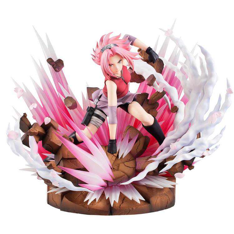NARUTO GALS PVC STATUA DX HARUNO SAKURA VERSION 3 27 CM MEGAHOUSE