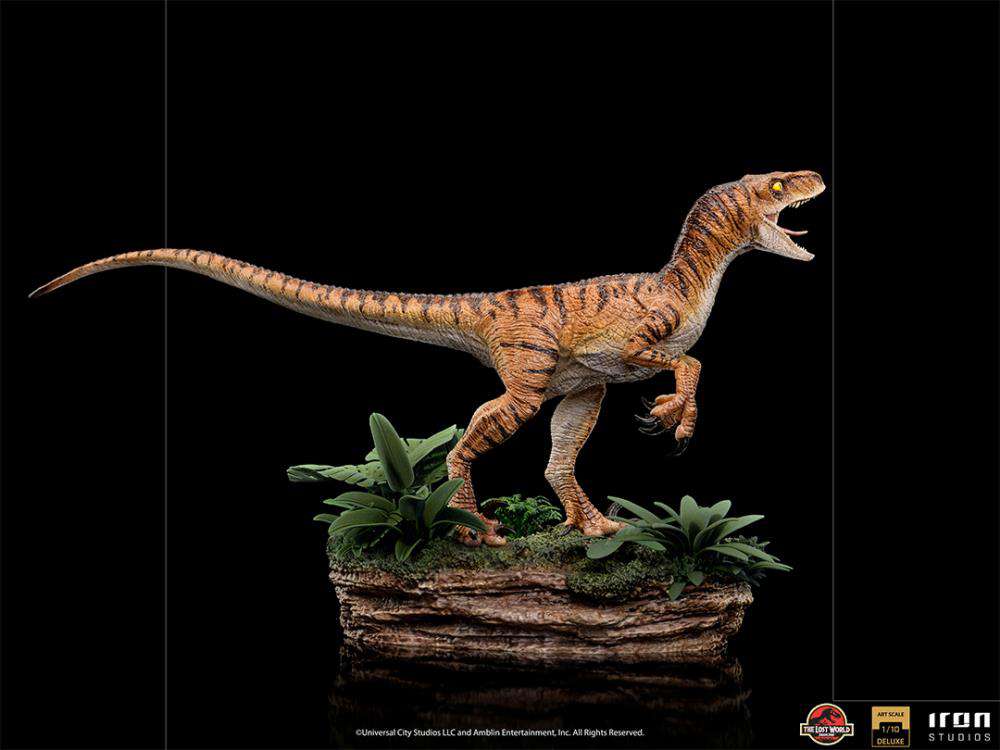 IRON STUDIOS JURASSIC WORLD LW VELOCIRAPTOR DLX 1/10 STATUA 30 cm