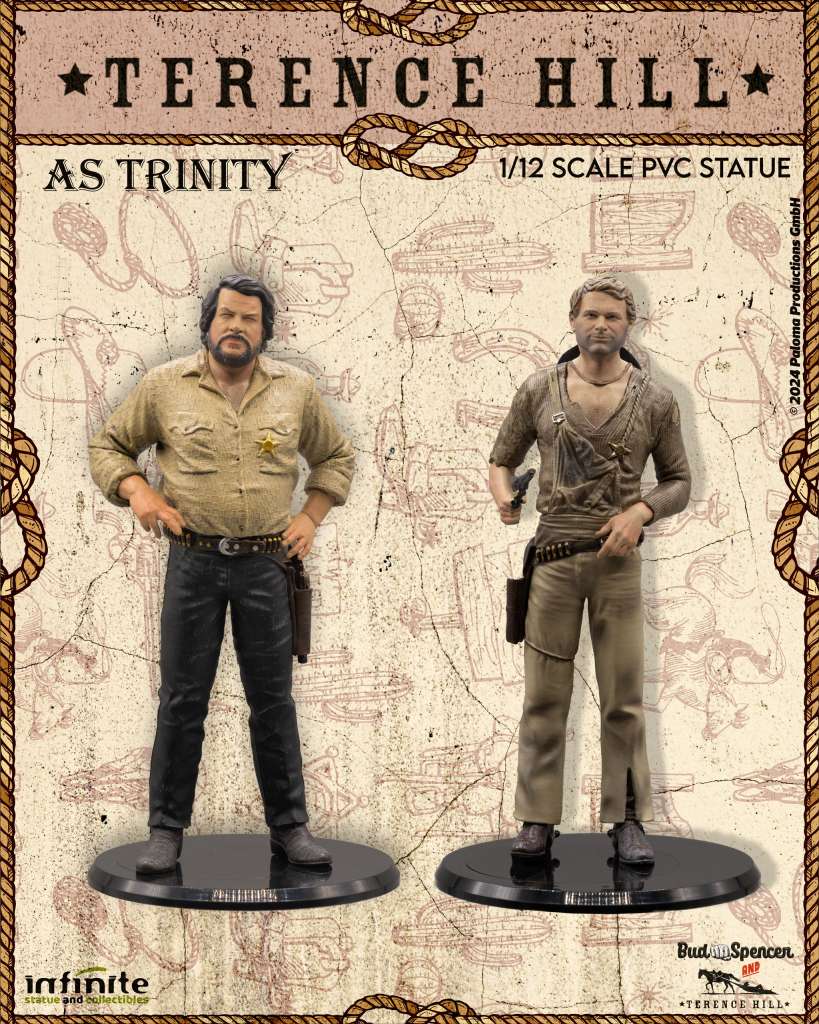 INFINITE STATUE TERENCE HILL AS TRINITY PVC 1/12 STATUA 15 cm