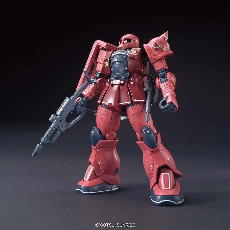 BANDAI HG ZAKU I MS-05S CHAR 1/144 1/144 MODEL KIT 15 cm