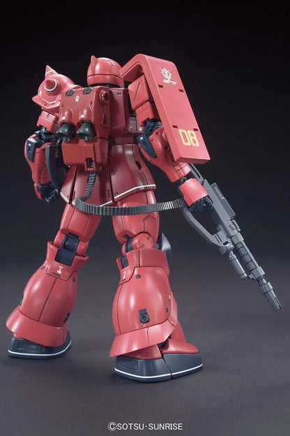 BANDAI HG ZAKU I MS-05S CHAR 1/144 1/144 MODEL KIT 15 cm