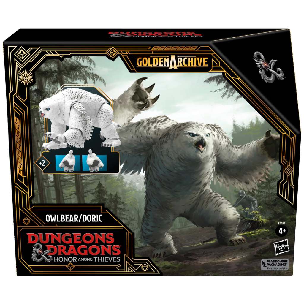 DUNGEONS & DRAGONS: HONOR AMONG THIEVES GOLDEN ARCHIVE ACTION FIGURA OWLBEAR/DORIC 15 CM HASBRO