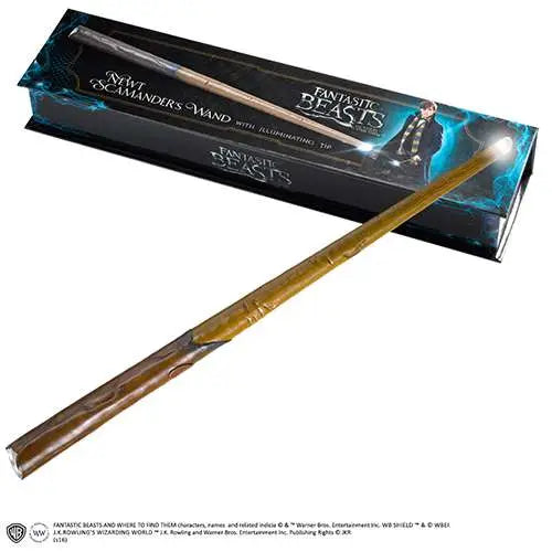 NOBLE COLLECTIONS HP FB NEWT SCAMANDER ILLUMINATING WAND REPLICA 30 cm