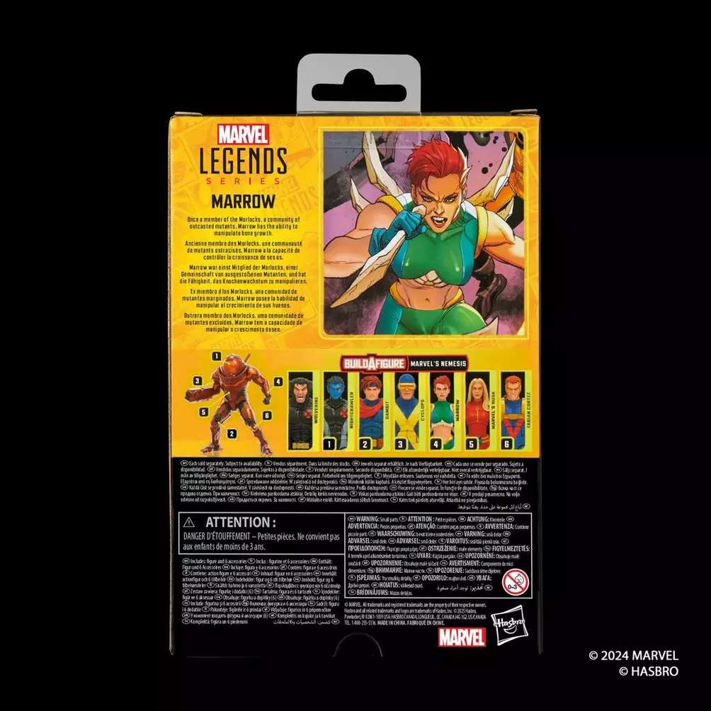 HASBRO - MARVEL LEGENDS X-MEN NEMESIS MARROW ACTION FIGURE