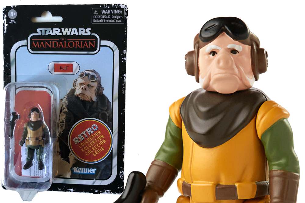 STAR WARS MANDALORIAN KUIIL RETRO FIGURA 7CM HASBRO
