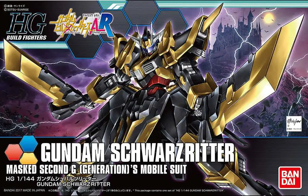 BANDAI - GUNDAM HG SCHWARZRITTER 1/144 MODEL KIT 12 cm