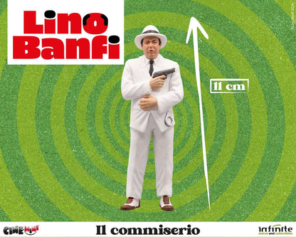 INFINITE STATUE LINO BANFI IL COMMISERIO CINEMINI PVC MINI FIGURA 11 cm