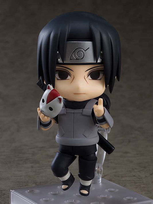 NARUTO SHIPPUDEN NENDOROID PVC ACTION FIGURA ITACHI UCHIHA: ANBU BLACK OPS VER. 10 CM GOOD SMILE COMPANY