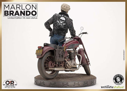MARLON BRANDO W/BIKE OLD&RARE 1:6 RESIN