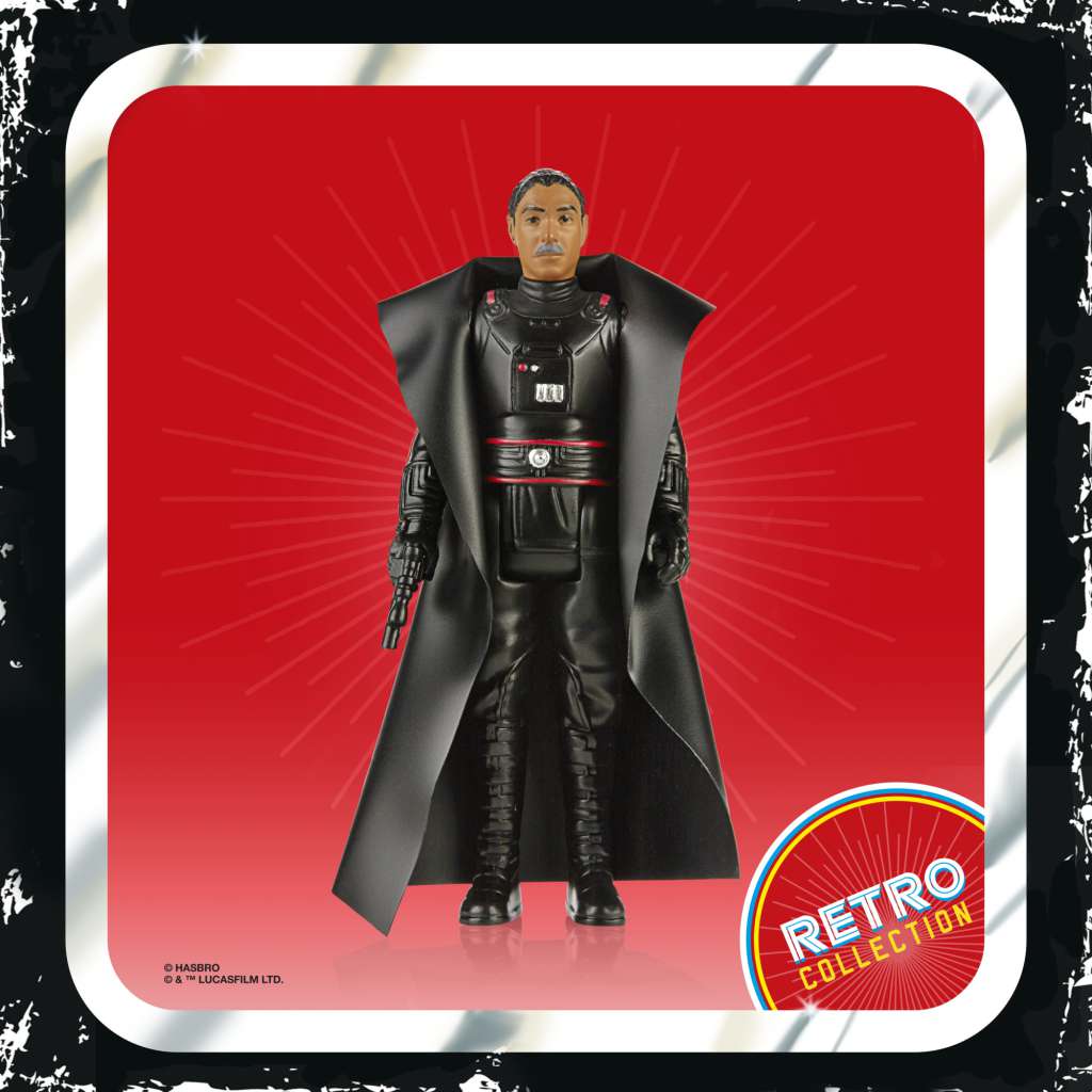 STAR WARS MANDALORIAN MOFF GIDEON RETRO FIGURA 9CM HASBRO