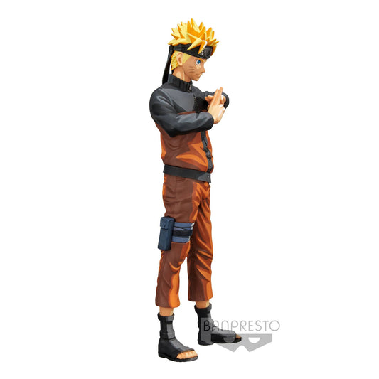 Naruto Shippuden Grandista Nero Uzumaki Naruto Figura 27cm Banpresto