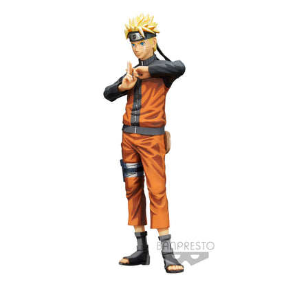 BANPRESTO NARUTO UZUMAKI NARUTO SHIPPUDEN GRANDISTA NERO STATUA 27 CM