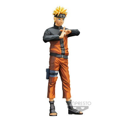 BANPRESTO NARUTO UZUMAKI NARUTO SHIPPUDEN GRANDISTA NERO STATUA 27 CM