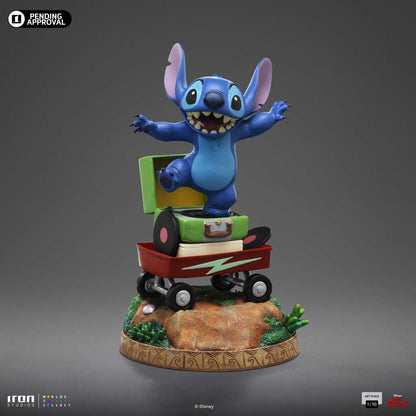 IRON STUDIOS LILO STITCH STITCH 1/10 STATUA 17 cm