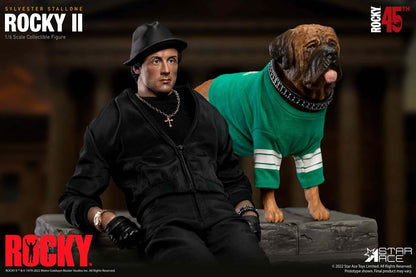 ROCKY BALBOA BLACK SUIT 1/6 DELUXE AF