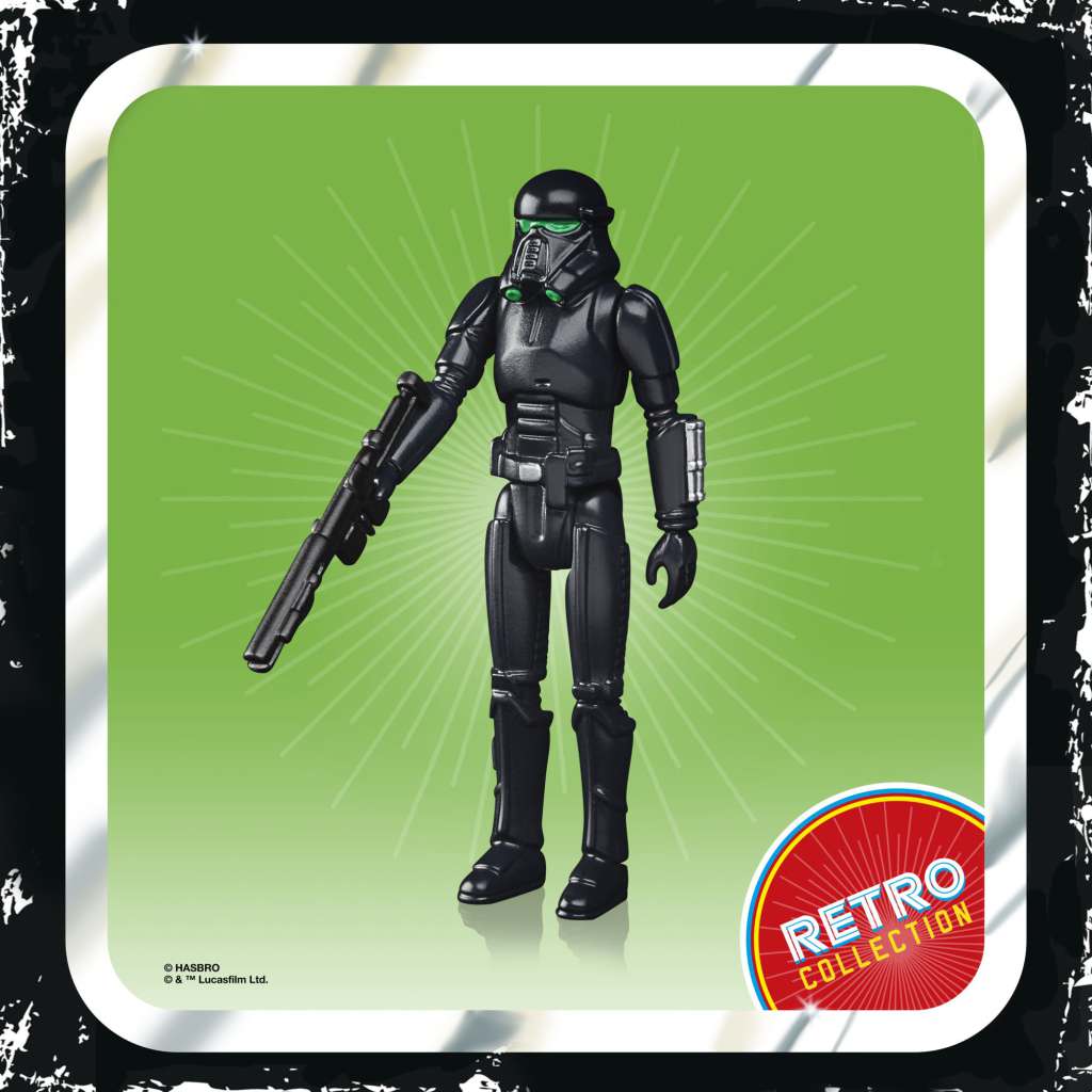 STAR WARS THE MANDALORIAN RETRO COLLECTION ACTION FIGURA 2022 IMPERIAL DEATH TROOPER 10 CM HASBRO