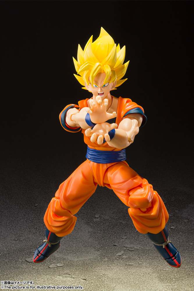 Dragon Ball Z S.h. Figuarts Figure Goku Super Saiyan Full Power 14 Cm Bandai
