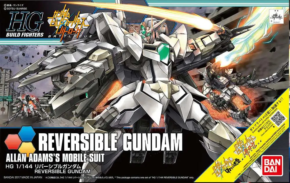 BANDAI - GUNDAM HG BF REVERSIBLE 1/144 MODEL KIT 13 cm