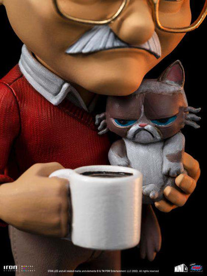 IRON STUDIOS STAN LEE GRUMPY CAT MINICO STATUA 14 cm
