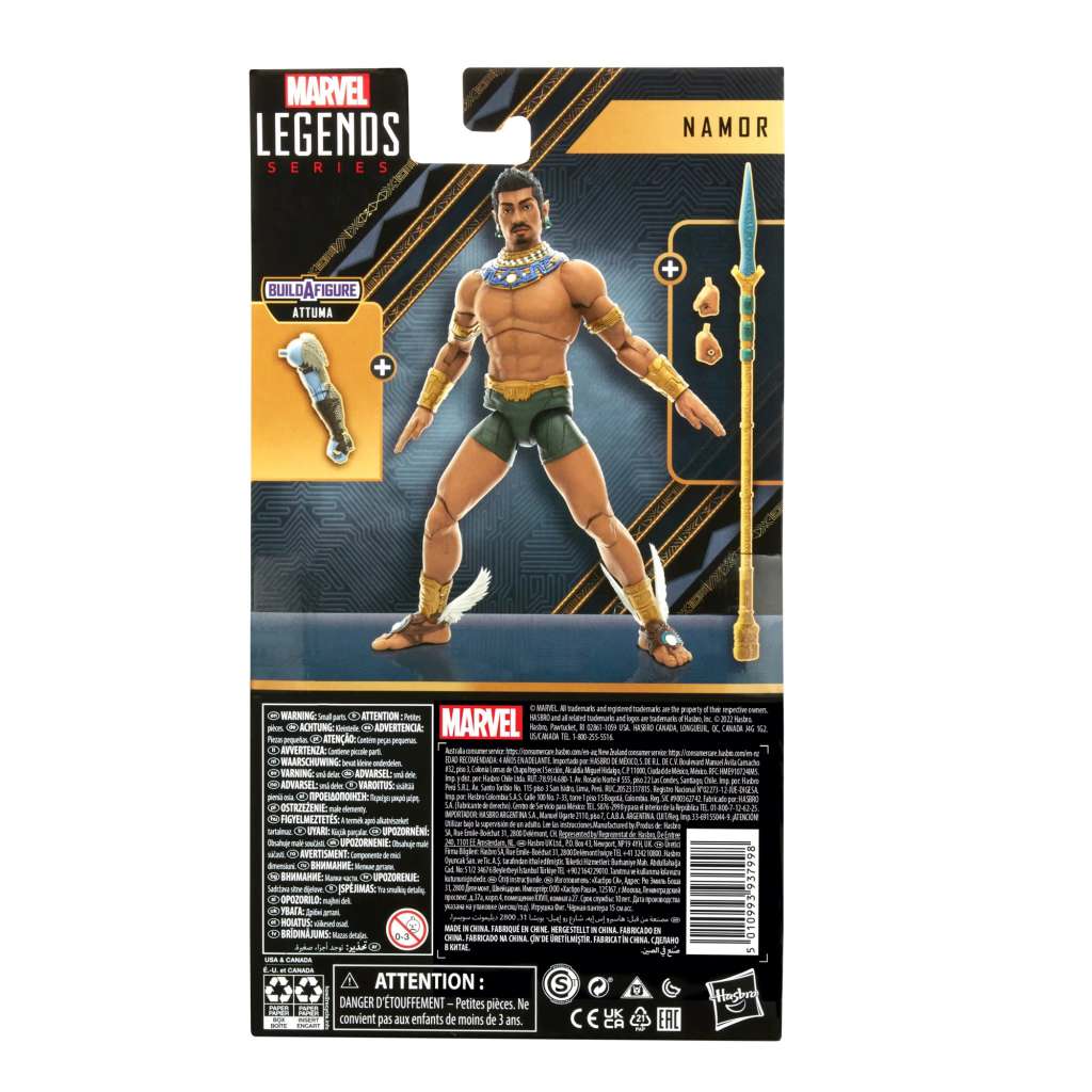 HASBRO ML BLP2 ATTUMA SERIES NAMOR AF ACTION FIGURE
