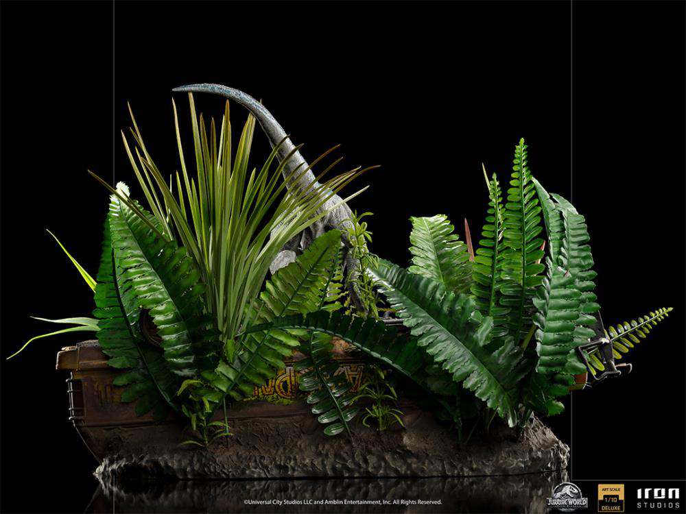 IRON STUDIOS JURASSIC WORLD FK BLUE DELUXE STAT 1/10 STATUA 46 cm