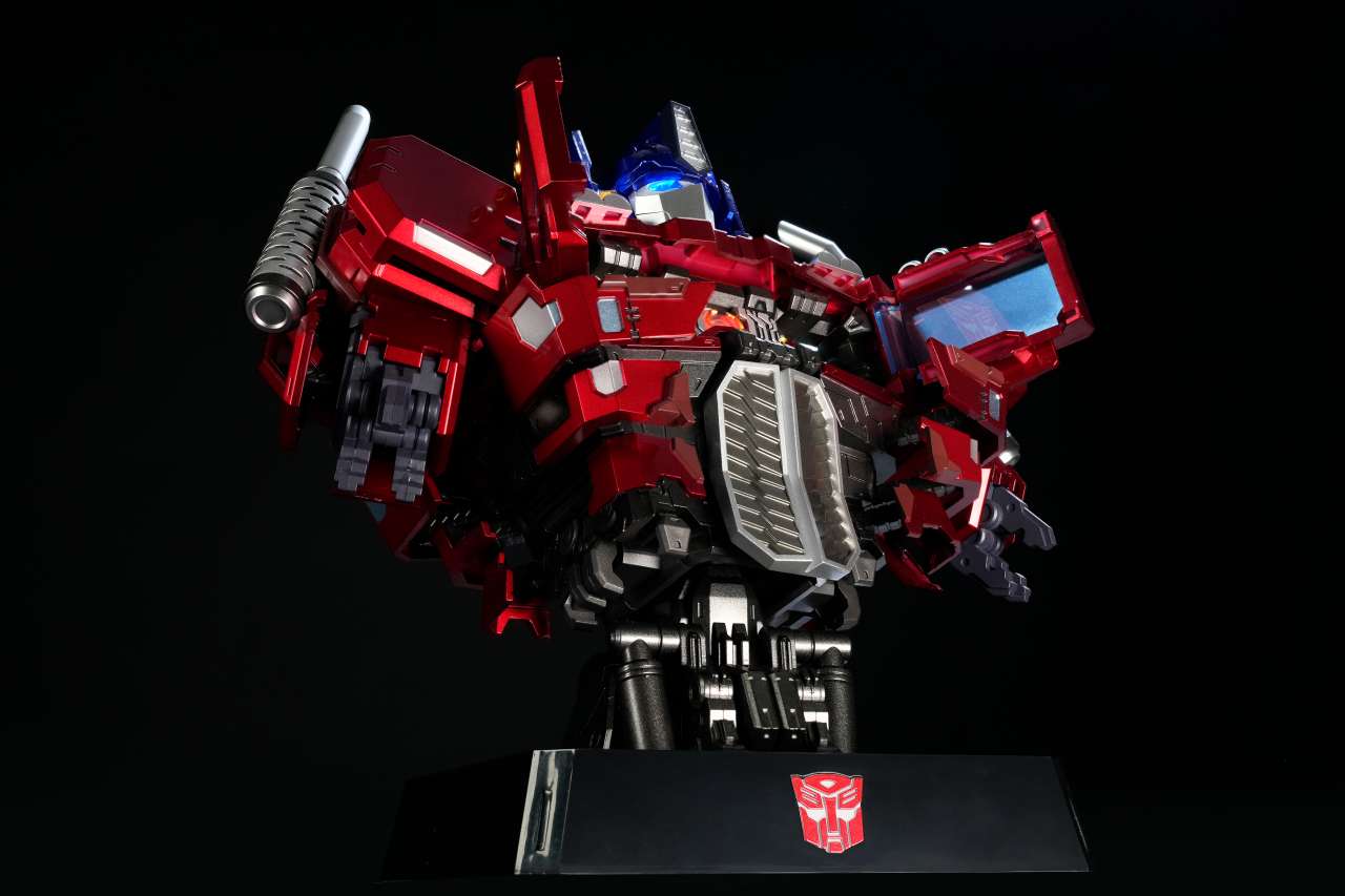 TRANSFORMERS BUSTO GENERATION ACTION FIGURA OPTIMUS PRIME MECHANIC BUSTO 16 CM UNIX SQUARE