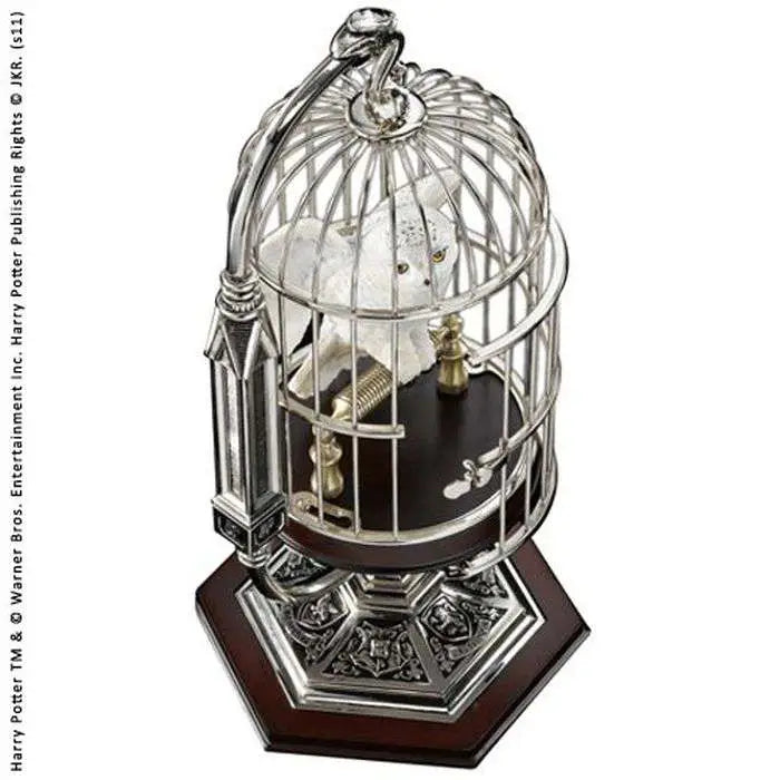 NOBLE COLLECTIONS HP HEDWIG CAGE MINIATURE STATUA 25 cm