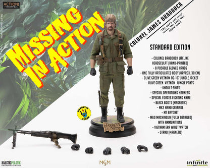 INFINITE STATUE MISSING ACTION COLONEL JAMES BRADDOCK STANDARD EDITION 1/6 ACTION FIGURE 30.5 cm
