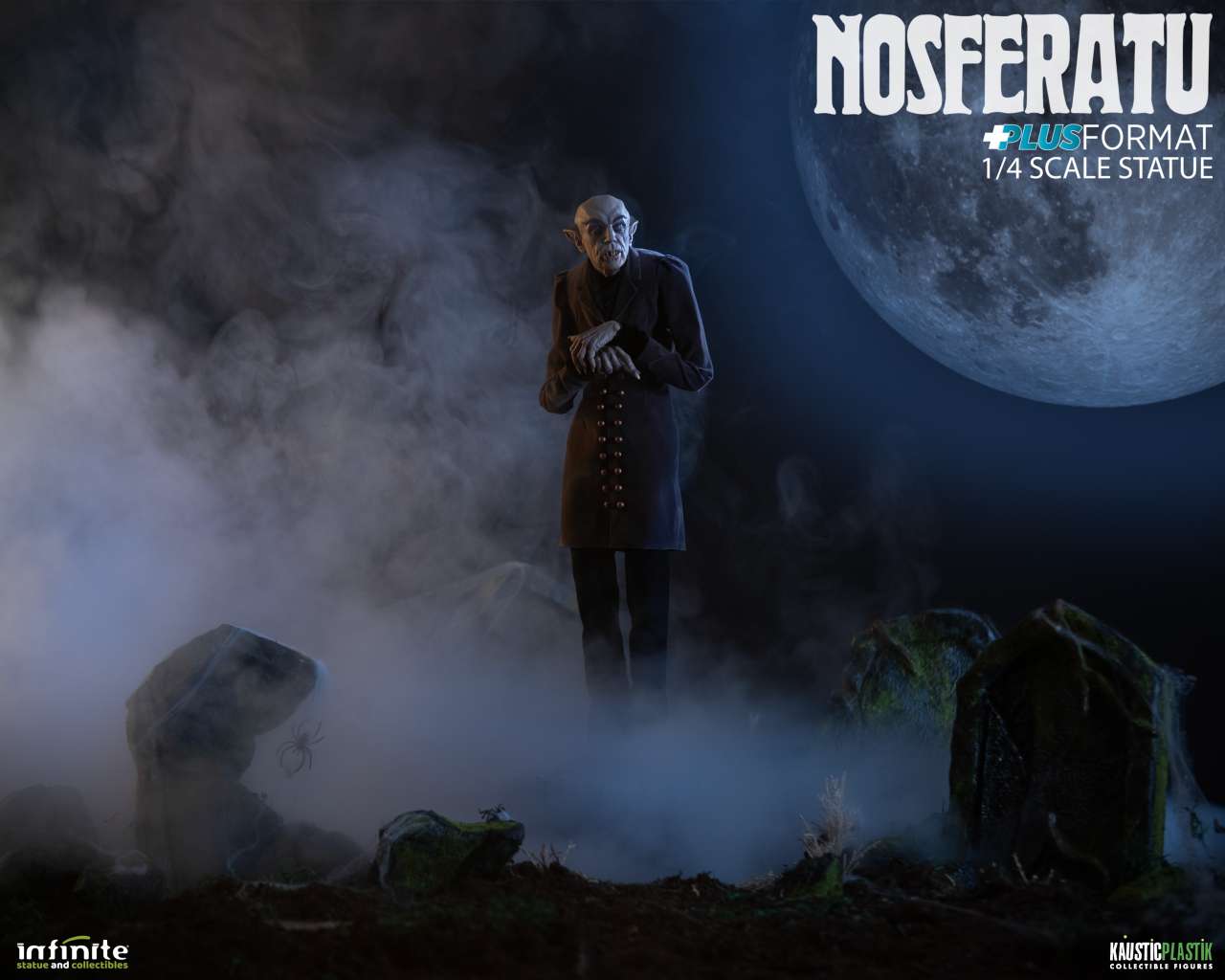 NOSFERATU  STATUA RESINA FORMATO PLUS 1/4 61 CM INFINITE STATUE