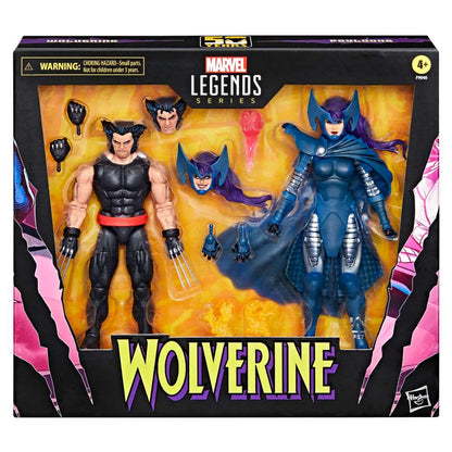 WOLVERINE 50TH ANNIVERSARY MARVEL LEGENDS ACTION FIGURA 2-PACK WOLVERINE & PSYLOCKE 15 CM HASBRO
