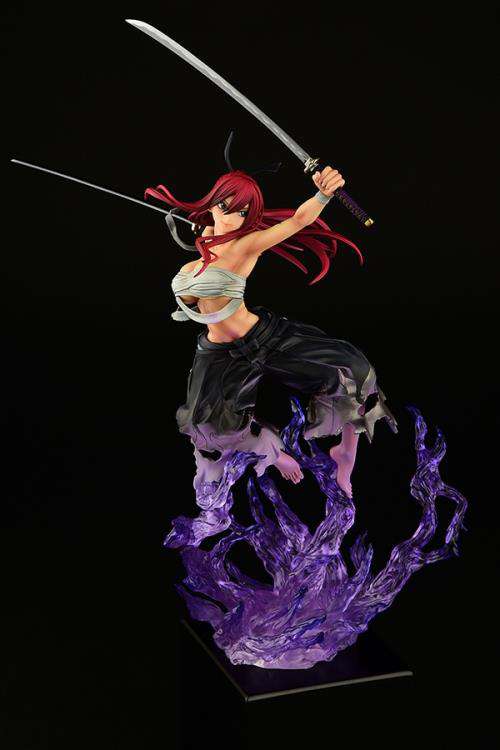 ORCATOYS FAIRY TAIL ERZA SAMURAI SHIKKOKU STATUA 43 cm