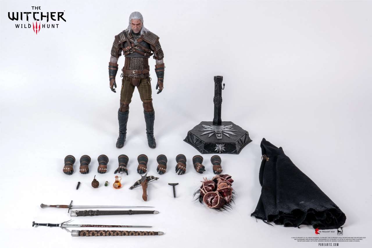 WITCHER 3 GERALT RIVIA 1/6 ARTCULATED AF