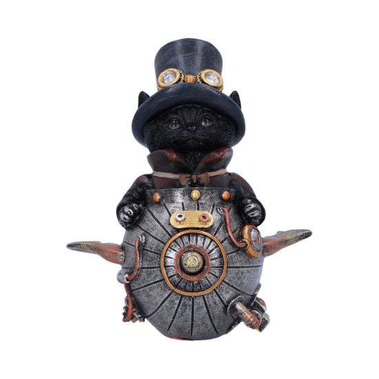 FELINE INVENTION STEAMPUNK CAT FIG