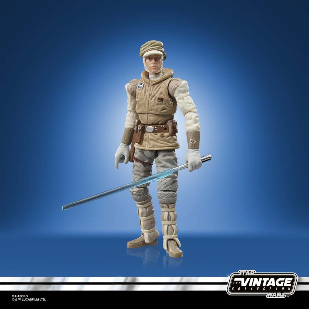 STAR WARS THE EMPIRE STRIKES BACK LUKE SKYWALKER HOTH FIGURA 9,5CM HASBRO
