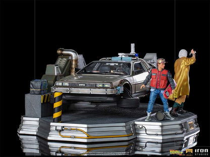 BTTF 2 DELOREAN FULL DLX SET 1/10 ART ST