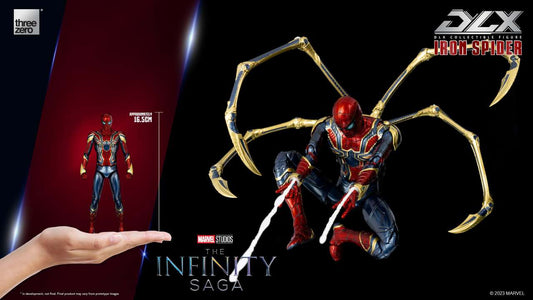 MARVEL INFINITY SAGA ACTION FIGURE DELUXE IRON SPIDER 16.5 CM THREEZERO