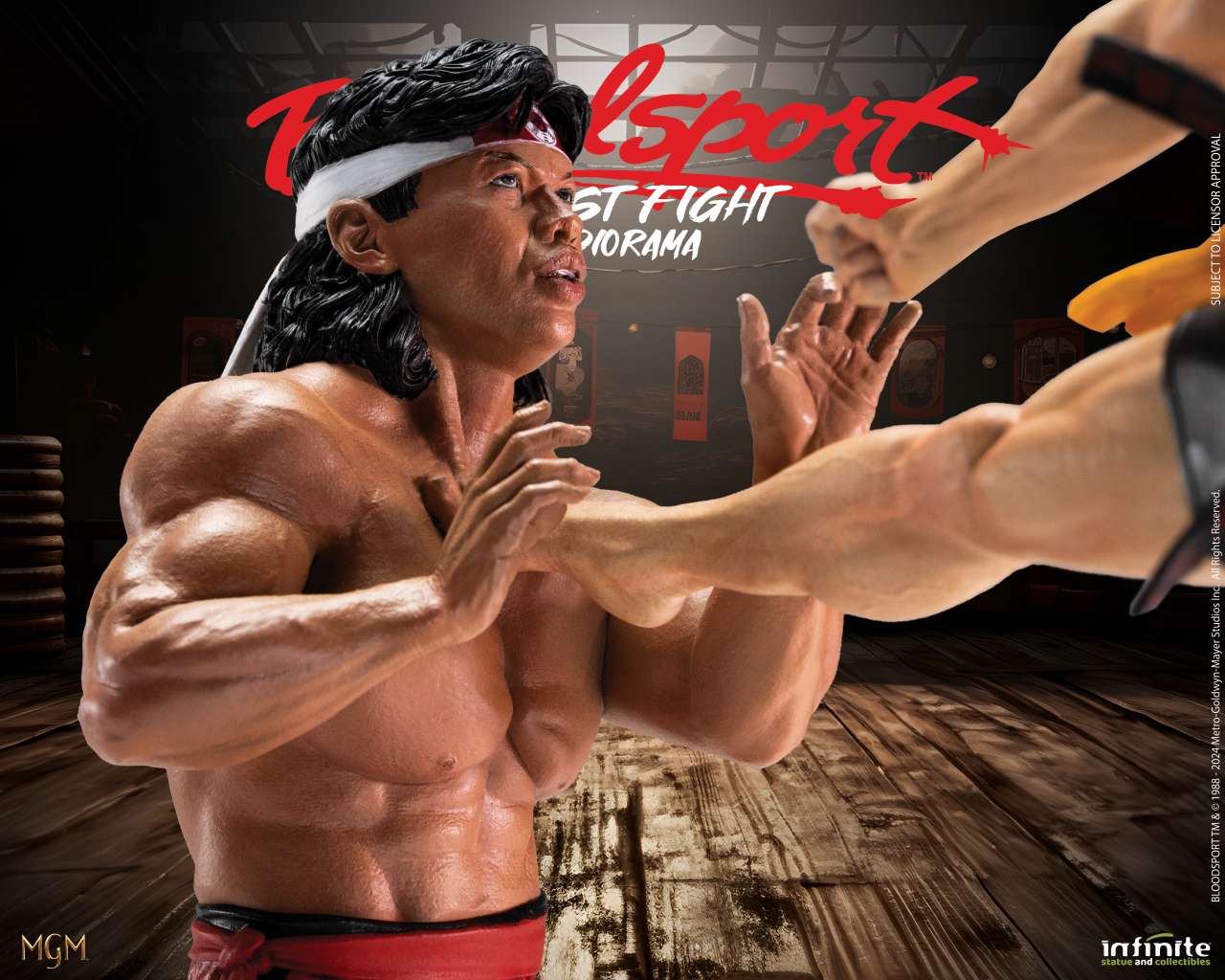 BLOODSPORT LAST FIGHT STATUA DIORAMA RESINA 1/10 ED LIMITATA INFINITE STATUE