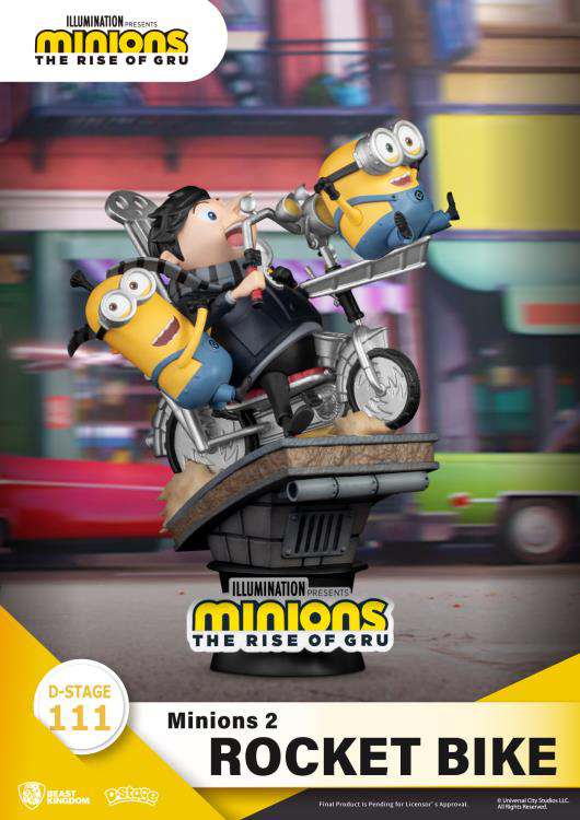 D-STAGE MINIONS 2 ROCKET BIKE