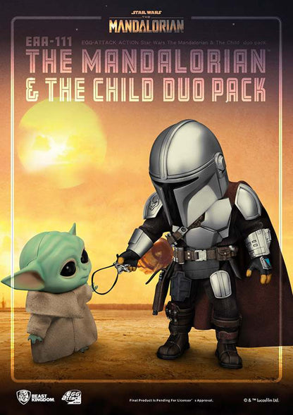 STAR WARS UOVA AA MANDALORIAN & THE BAMBINO DUO PK ACTION FIGURA BEAST KINGDOM
