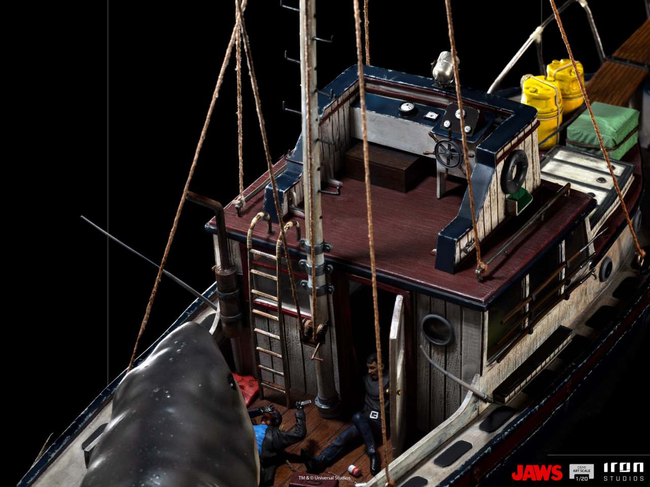 IRON STUDIOS JAWS ATTACK DEMI ART 1/20 STATUA 79 cm