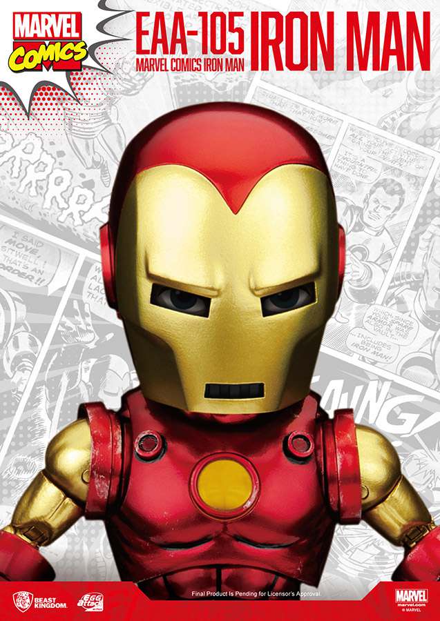 BEAST KINGDOM EGG ATTACK ACT CLASSIC IRON MAN ACTION FIGURE