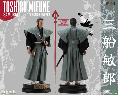 INFINITE STATUE TOSHIRO MIFUNE SAMURAI 1/6 ACTION FIGURE 30 cm