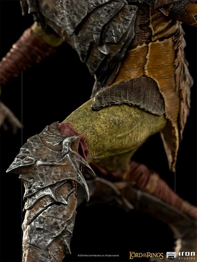 IRON STUDIOS LOTR SWORDSMAN ORC ART 1/10 STATUA 16 cm
