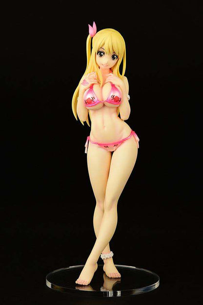 ORCATOYS FAIRY TAIL LUCY HEART SWIM MAX CUTE ST STATUA 27 cm