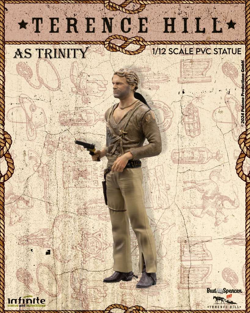 INFINITE STATUE TERENCE HILL AS TRINITY PVC 1/12 STATUA 15 cm