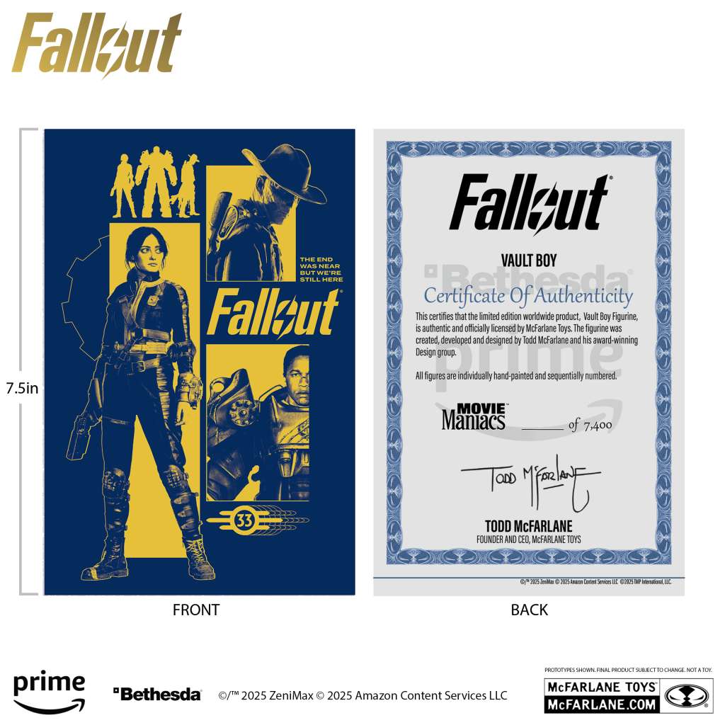 MOVIE MANI FALLOUT VAULT BOY ASS SET (3)