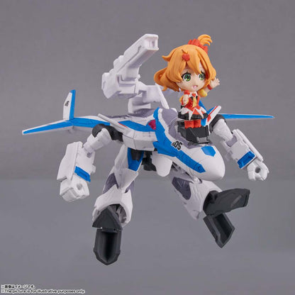 BANDAI MACROSS VF-31J SIEGFRIED FREYJA TINY SES ACTION FIGURE 10 cm