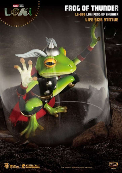 BEAST KINGDOM LOKI FROG THUNDER LIFESIZE STATUA 26 cm