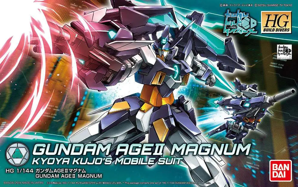 BANDAI - GUNDAM HG BD AGE II MAGNUM 1/144 MODEL KIT 12 cm
